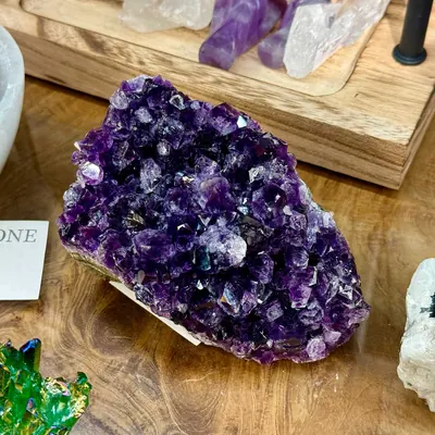 Large piece of amethyst - crystal shop savannah
