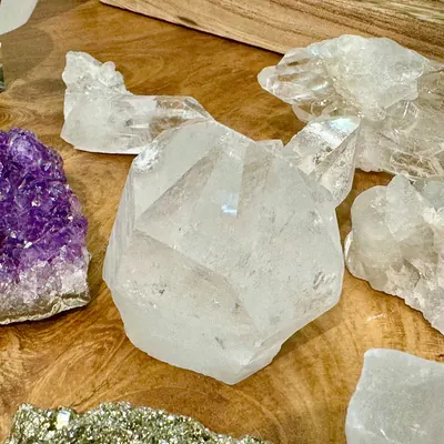 Clear Quartz Crystals at Picker Joe's in Savannah