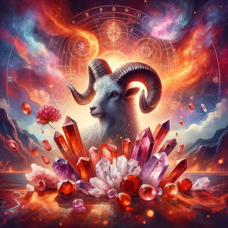 Embracing the Fiery Energy of Aries: Crystals for the Ram
