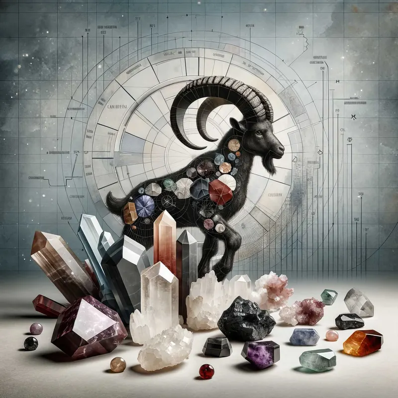 The Steadfast Determination of Capricorn: Crystals for the Goat