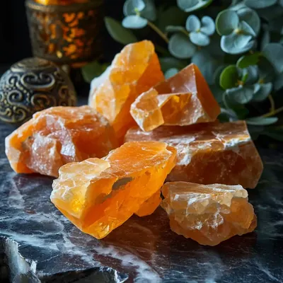 Orange Calcite