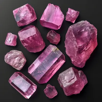 Pink Tourmaline Crystals & Minerals Savannah, GA