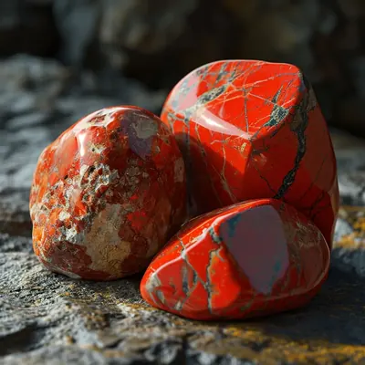 Red jasper stone rock shop savannah